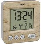 TFA Dostmann 60.2567.08 Funk Wecker Holz, Braun Alarmzeiten 1