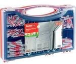 Fischer 577865 Meister-Box XL Altbau + S D&uuml;bel-Sortimentsbox 30 mm, 40 mm, 50...