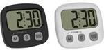 TFA Dostmann 2er Set Digitaler Timer mit Stoppuhr und Uhrzeit Stoppuhr Schwarz,...