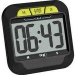 TFA Dostmann Digitaler Timer und Stoppuhr mit gro&szlig;en Ziffern Timer Schwarz...