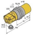 Turck Induktiver Sensor nicht b&uuml;ndig PNP, Wechsler NI40-G47SR-VP4X2 15650