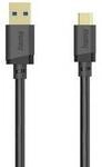 Hama USB-Kabel USB 3.2 Gen1 USB-A Stecker, USB-C&reg; Stecker 0.75 m Schwarz...