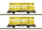 LGB L45886 G Post Containerwagen-Set RhB