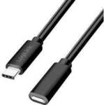 LogiLink USB-C&reg; Kabel USB 2.0 USB-C&reg; Stecker, USB-C&reg; Buchse 2.00 m Schwarz...