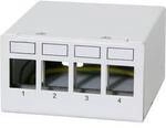 LogiLink NK4090 Patch-Panel CAT 6a Lichtgrau (RAL 7035)