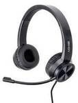LINDY 20439 On Ear Headset kabelgebunden Stereo Schwarz Headset, Lautst&auml;rkeregelung,
