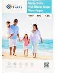 G&G 135GSM-4X6-100 Fotopapier (selbstklebend) 135 g/m&sup2; 100 St.