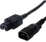BACHMANN Netzkabel Kaltger&auml;testecker-Stecker auf Warmger&auml;te-Kupplung, IEC320
