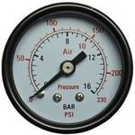 Aerotec Manometer 9415451 Anschluss (Manometer): R&uuml;ckseite Au&szlig;engewinde 1/4 1...