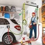 Barkan EV80WM Ladekabel Wandhalterung arm