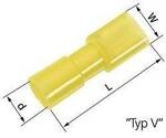 LAPP 61794971 Flachsteckh&uuml;lse Steckbreite: 6.3 mm Steckdicke: 0.8 mm 180 &deg;