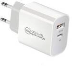 IWH USB Ladeger&auml;t 30 W 1x USB-A, 1x USB-C&reg; USB PD, QC 3.0 Wei&szlig; Innenbereich...