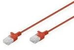 Digitus DK-1618-010S-R RJ45 Patchkabel CAT 6 U/UTP 1 m Rot 1 St.