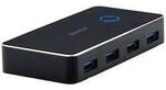 LINDY 43387 4+2 Port USB 3.2 Gen 1-Umschalter (USB 3.0) Schwarz