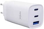 Verico Mojo 65W GaN 3 USB Ladeger&auml;t 65 W 1x USB-A, 2x USB-C&reg; USB PD Wei&szlig;