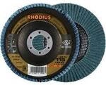 Rhodius 210592 LGZ F3 F&auml;cherschleifscheibe Edelstahl, Stahl 10 St.