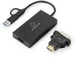 Renkforce Externe Grafikkarte DDR3-RAM USB-A, USB-C&reg; (USB 3.2 Gen 1), HDMI&reg;,...