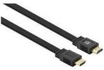 Manhattan HDMI Anschlusskabel HDMI-A Stecker, HDMI-A Stecker 5.00 m Schwarz...
