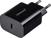 INTENSO 7802010, Intenso W20C black USB-C Adapter 20 W USB-C Schwarz