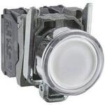 Schneider Electric XB4BWCUST05 Leuchtdrucktaster, Harmony XB4, Metall, 22mm,