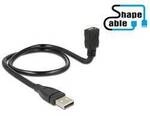 Delock USB-Kabel USB 2.0 USB-A Stecker, USB-Micro-B Buchse 0.50 m Schwarz 83922