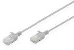 Digitus DK-1618-003S RJ45 Patchkabel CAT 6 U/UTP 0.3 m Grau 1 St.