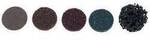 KS Tools 515.5075 Ersatz-Schleifpads, &Oslash;26,7mm, Strip Rad schwarz, 10er Pack