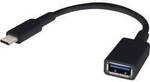 Renkforce USB-Kabel USB 3.2 Gen1 USB-C&reg; Stecker, USB-A Buchse 0.15 m Schwarz...