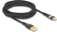 DELOCK 80762, Delock USB-Kabel USB 2.0 USB-A Stecker, USB-C Stecker 3.00 m Schwarz