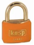 Kasp K12440ORAA1 Vorh&auml;ngeschloss 40 mm gleichschlie&szlig;end Goldgelb Schl&uuml;sselschloss