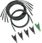 Fluke TLS430 Sicherheits-Messleitungs-Set Lamellenstecker 4 mm, Krokoklemmen
