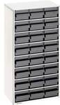 ESD raaco 1224-02 Stahlmagazin (L x B x H) 306 x 150 x 552 mm Anzahl F&auml;cher: 24
