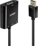 LINDY HDMI / VGA Adapterkabel HDMI-A Stecker, VGA 15pol. Buchse 0.10 m Schwarz 38285