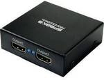 SpeaKa Professional SP-HDS-220 1+2 Port HDMI-Splitter Ultra HD-f&auml;hig 3840 x...