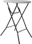 Perel standing table Stehtisch Wei&szlig; FP185N Belastbarkeit (Gewicht) (max.) 80 kg