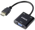 SpeaKa Professional SP-10352148 HDMI / VGA Adapter [1x HDMI&reg; - 1x VGA] Schwarz...