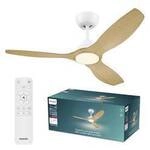 Philips LED Olas Deckenventilator 35 W mit Fernbedienung, Dimmbar 8721103095923
