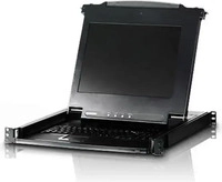 ATEN CL1000M, ATEN CL1000M KVM-Konsole VGA Tastatur 1920 x 1200 Pixel Schwarz