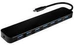 VALUE USB 3.2 Gen 1 Hub, 7fach, Typ C Anschlusskabel 14.99.5040