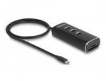 Delock 64234 USB-Hub 3 Port USB-A, SD, microSD, DC-Buchse 3.5 mm USB 3.2 Gen2 10