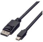 ROLINE GREEN DisplayPort Kabel, DP ST - Mini DP ST, TPE, schwarz, 5 m 11.44.5637