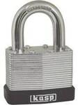 Kasp K13040A2 Vorh&auml;ngeschloss 40 mm gleichschlie&szlig;end Silber Schl&uuml;sselschloss