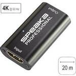 SpeaKa Professional HDMI&reg; Repeater &uuml;ber Signalkabel 20 m SP-6706948