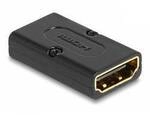 Delock 60019 HDMI Adapter [1x HDMI-Stecker - 1x HDMI-Buchse] Schwarz