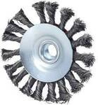 KS Tools 340.0050 Rostfreie Kegelform-Stahldrahtrundb&uuml;rste, 0,5mm, &Oslash; 100mm
