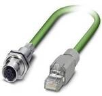 Phoenix Contact 1404368 M12 / RJ45 Patchkabel CAT 5e SF/UTP 1.00 m Gr&uuml;n 1 St.