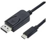 ROLINE USB Typ C - DisplayPort Adapterkabel, v1.4, ST/ST, 1 m 11.04.5835