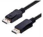 Value DisplayPort Anschlusskabel DisplayPort Stecker, DisplayPort Stecker 3 m Schwarz