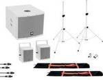 Omnitronic Molly 2.1 Aktives PA-Lautsprecher-Set inkl. Subwoofer, Bluetooth...