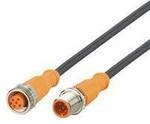 ifm Electronic EVC191 Verbindungsleitung M12 Stecker, gerade, Buchse, gerade 25 m